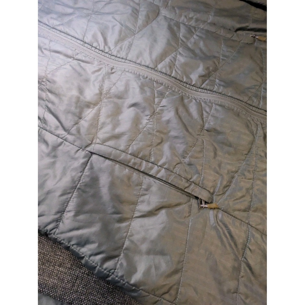 Columbia Omni-Heat Insulated Quilted Jacket Women's Large Silver Parka Coat - Picture 4 of 11